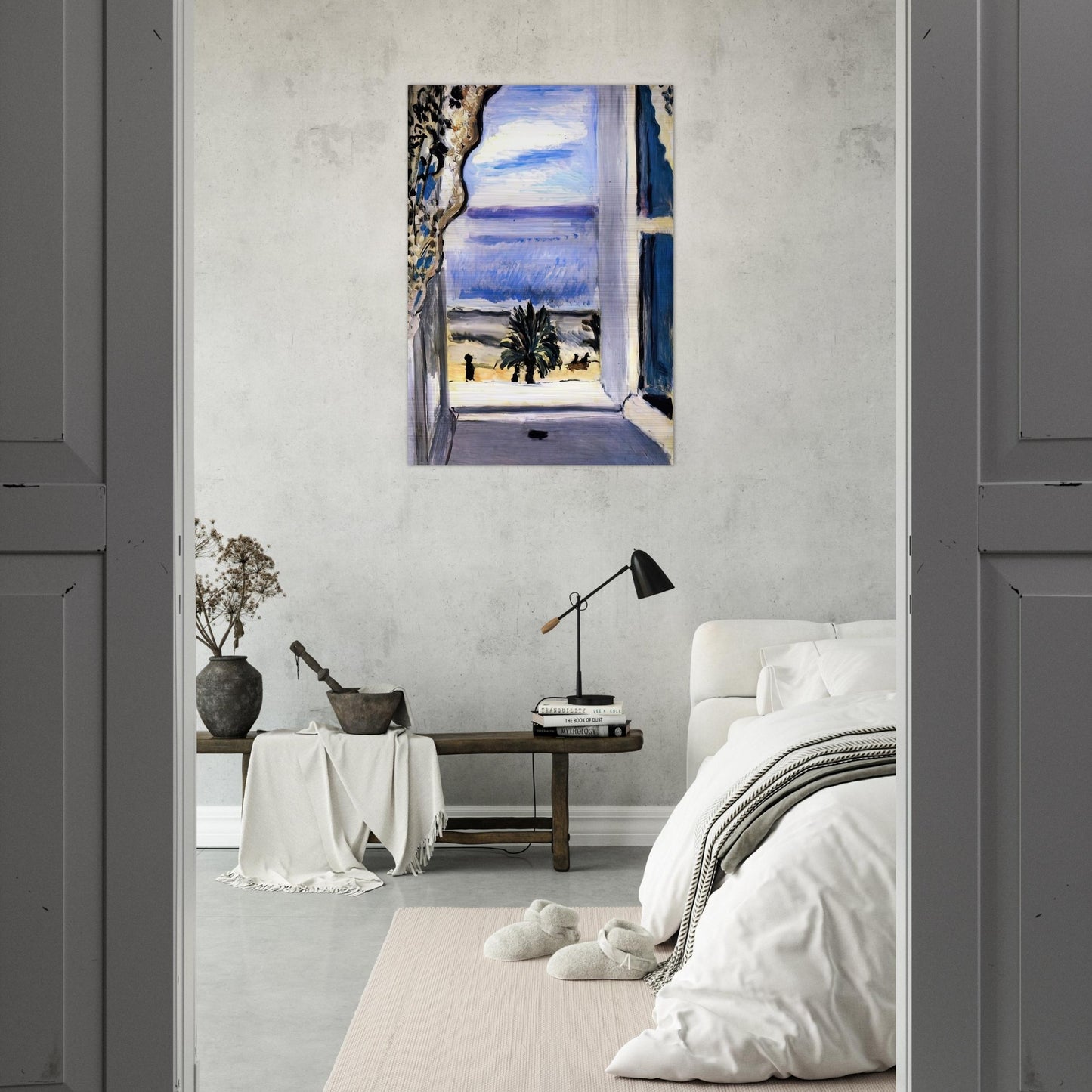 THE OPEN WINDOW 1918 - Henri Matisse Brushed Aluminum Print - 70x100 cm / 28x40 inches | Henri Matisse Aluminum Print | Henri Matisse Prints
