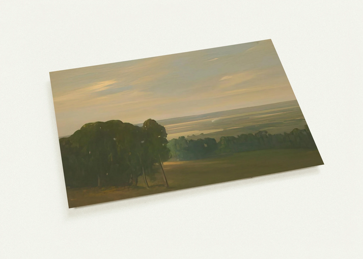 Eucalyptus Grove in a Vast Landscape - Tonalism By Xavier Martinez Pack of 10 Post Cards | Xavier Martinez Post Cards | A6 (10.5 x 14.8 cm) - 4.1 x 5.8 inches
