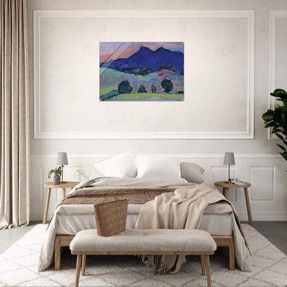 BLAUER BERG 1910 - Alexej von Jawlensky Acrylic Print - 70x100 cm / 28x40″ inches