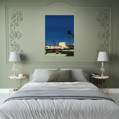 In the beginning III Mall - Hiroshi Nagai Brushed Aluminum Print - 70x100 cm / 28x40 inches | Hiroshi Nagai Aluminum Print | Hiroshi Nagai Prints