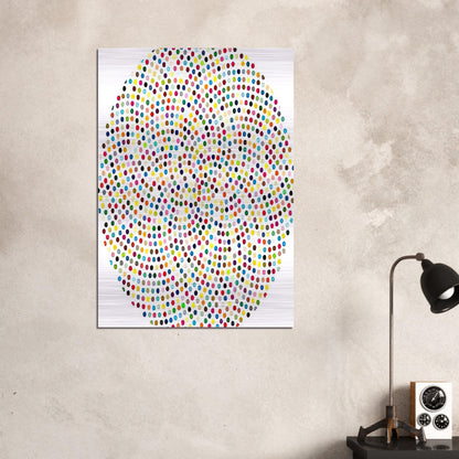 VALIUM - Damien Hirst Brushed Aluminum Print - 70x100 cm / 28x40 inches | Damien Hirst Aluminum Print | Damien Hirst Prints