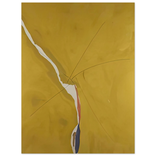 Helen Frankenthaler - Sesame, 1970- Wall Art - 21x29.7 cm / 8x12" - Fine Art Poster-canvas - -