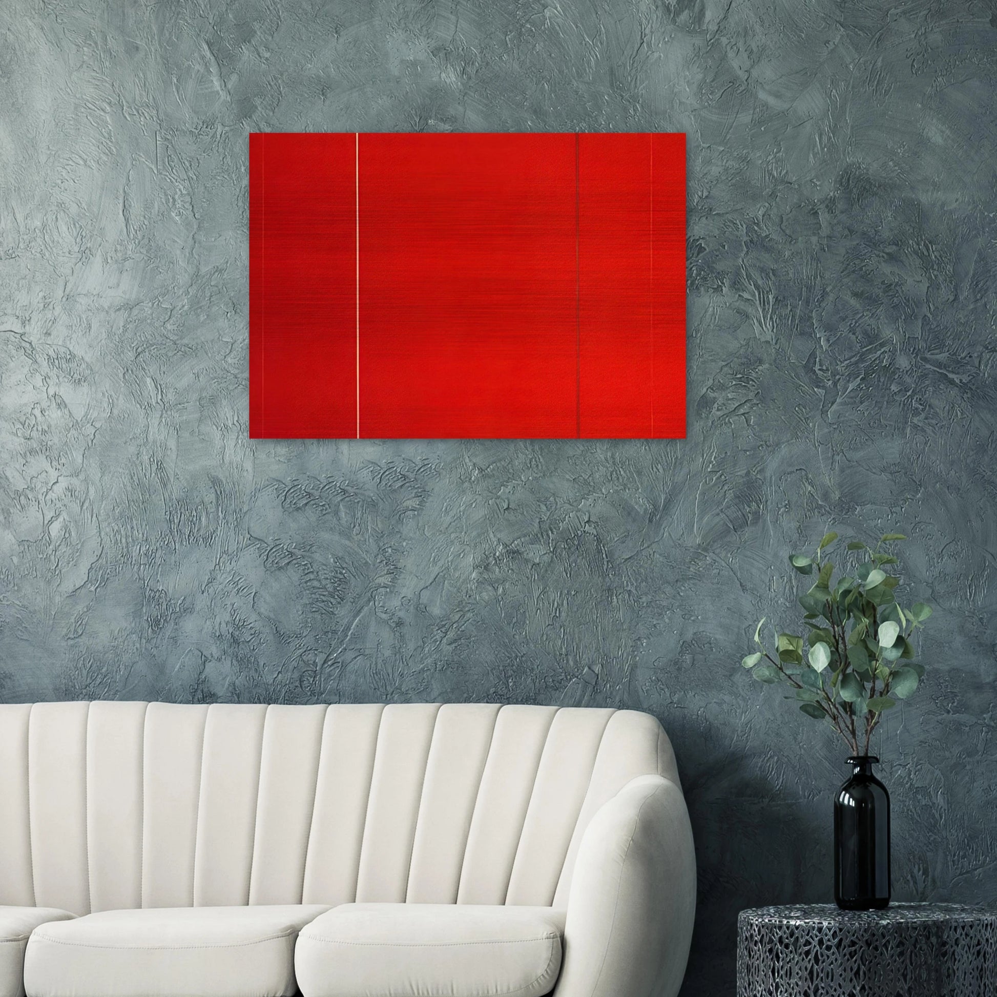 Vir Heroicus Sublimis - Barnett Newman Brushed Aluminum Print - 70x100 cm / 28x40 inches | Barnett Newman Aluminum Print | Barnett Newman Prints