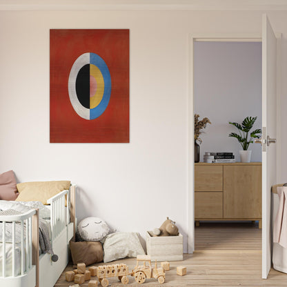 THE SWAN NO 17 1915 0 - Hilma af Klint Brushed Aluminum Print - 70x100 cm / 28x40 inches | Hilma af Klint Aluminum Print | Hilma af Klint Prints