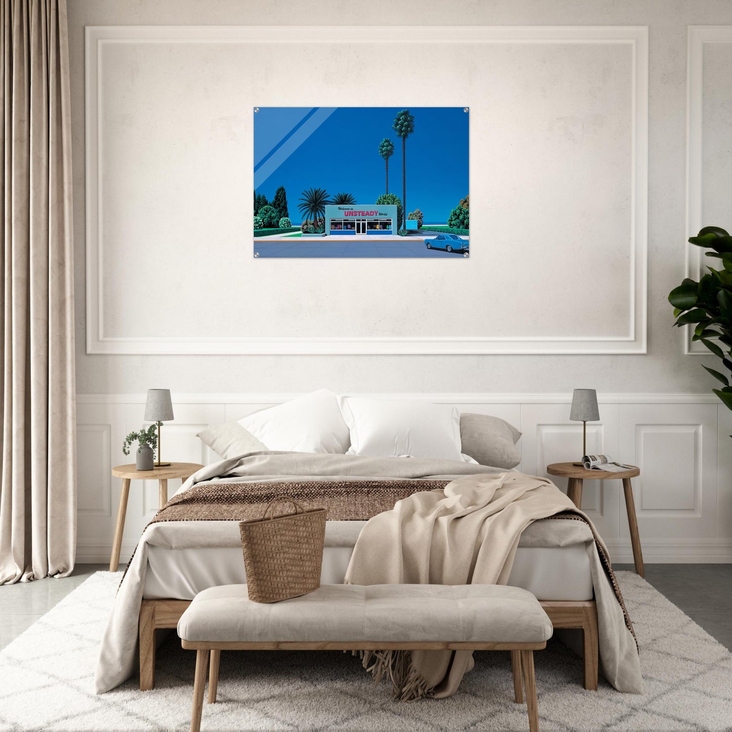 Unsteady World - Hiroshi Nagai Acrylic Print - 70x100 cm / 28x40″ inches