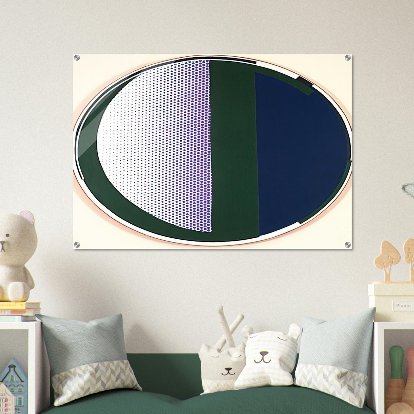 MIRROR 1972 - Roy Lichtenstein Acrylic Print - 70x100 cm / 28x40″ inches | Roy Lichtenstein Wall Art | Roy Lichtenstein Prints