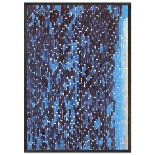 NEW GALAXY 1970 - Alma Woodsey Thomas 70x100 cm / 28x40 inches Framed Art Print – Black Wooden Frame