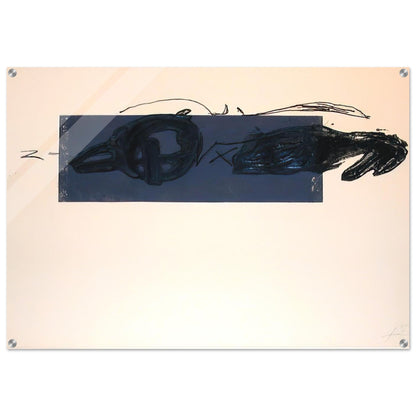 Z 1981 - Antoni Tapies Acrylic Print - 70x100 cm / 28x40″ inches | Antoni Tapies Wall Art | Antoni Tapies Prints