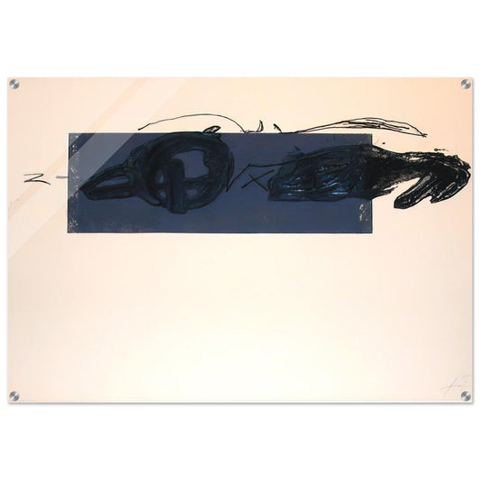 Z 1981 - Antoni Tapies Acrylic Print - 70x100 cm / 28x40″ inches | Antoni Tapies Wall Art | Antoni Tapies Prints