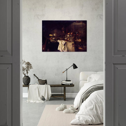 LA DESERTE AFTER JAN DAVIDSZ DE HEEM 1893 - Henri Matisse Brushed Aluminum Print - 70x100 cm / 28x40 inches | Henri Matisse Aluminum Print | Henri Matisse Prints