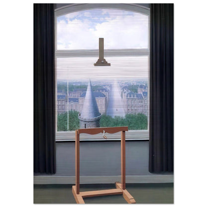 WHERE EUCLIDE WALKED 1955 - Rene Magritte Brushed Aluminum Print - 70x100 cm / 28x40 inches | Rene Magritte Aluminum Print | Rene Magritte Prints