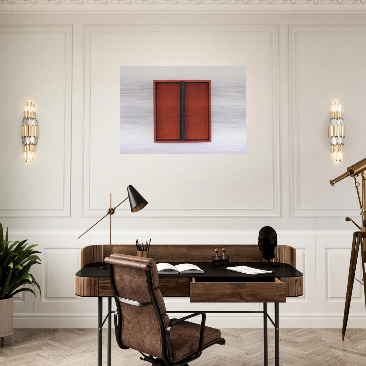 Untitled 101 Spring Street - 1962 - Donald Judd Brushed Aluminum Print - 70x100 cm / 28x40 inches | Donald Judd Aluminum Print | Donald Judd Prints