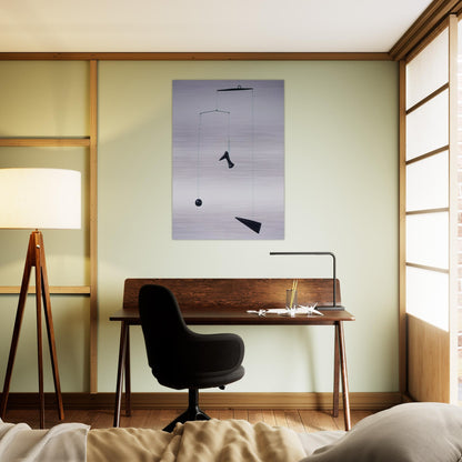 CONE DEBENE 1933 - Alexander Calder Brushed Aluminum Print - 70x100 cm / 28x40 inches | Alexander Calder Aluminum Print | Alexander Calder Prints