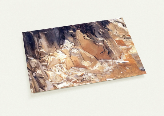 Marble Quarries at Carrara By John Singer Sargent Pack of 10 Post Cards | John Singer Sargent Post Cards | A6 (10.5 x 14.8 cm) - 4.1 x 5.8 inches