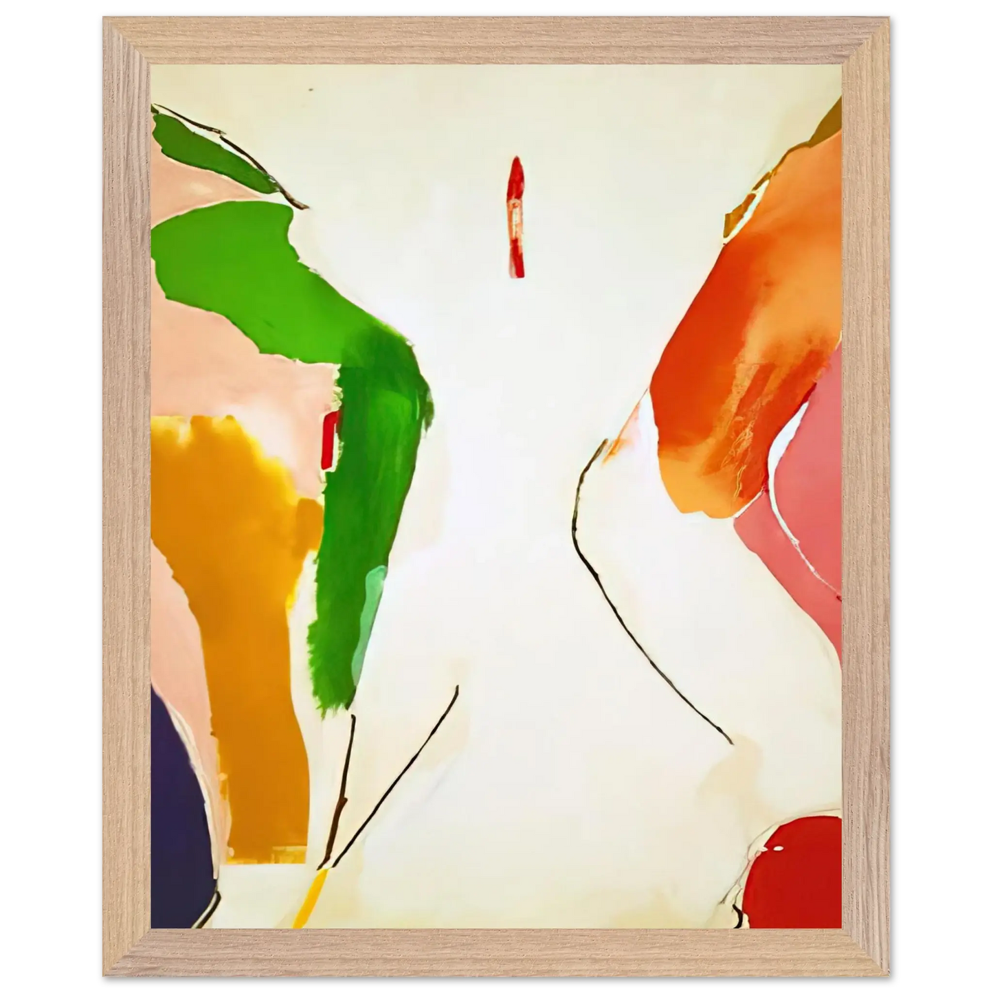 Helen Frankenthaler - Living Edge - 1973 Wall art - 75x100 cm / 30x40 Inches - Fine Art Poster - -