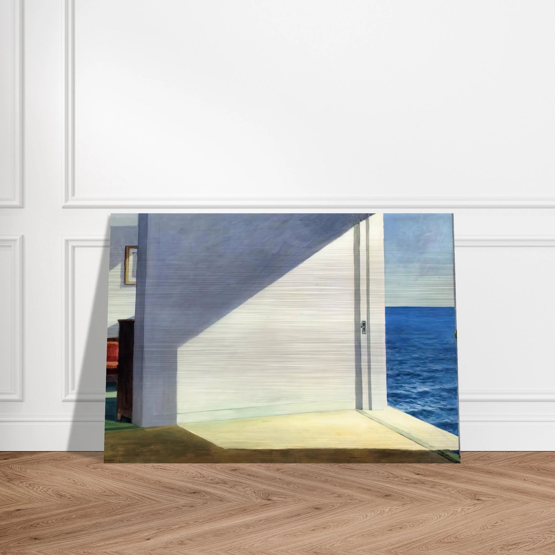 Rooms By The Sea - Edward Hopper Brushed Aluminum Print - 70x100 cm / 28x40 inches | Edward Hopper Aluminum Print | Edward Hopper Prints