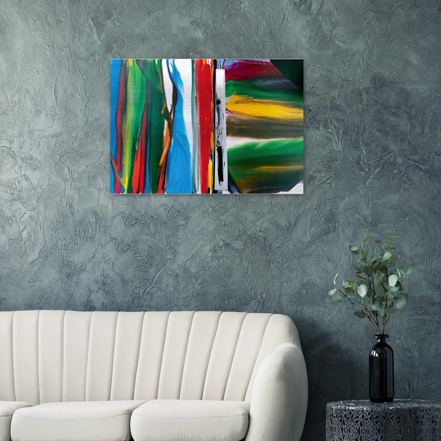 Phenomena Astral Tundra - 1986 - Paul Jenkins Brushed Aluminum Print - 70x100 cm / 28x40 inches | Paul Jenkins Aluminum Print | Paul Jenkins Prints