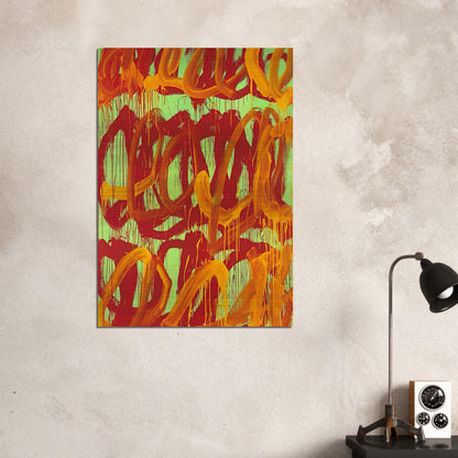 Camino Real  II  - Cy Twombly Brushed Aluminum Print - 70x100 cm / 28x40 inches | Cy Twombly Aluminum Print | Cy Twombly Prints