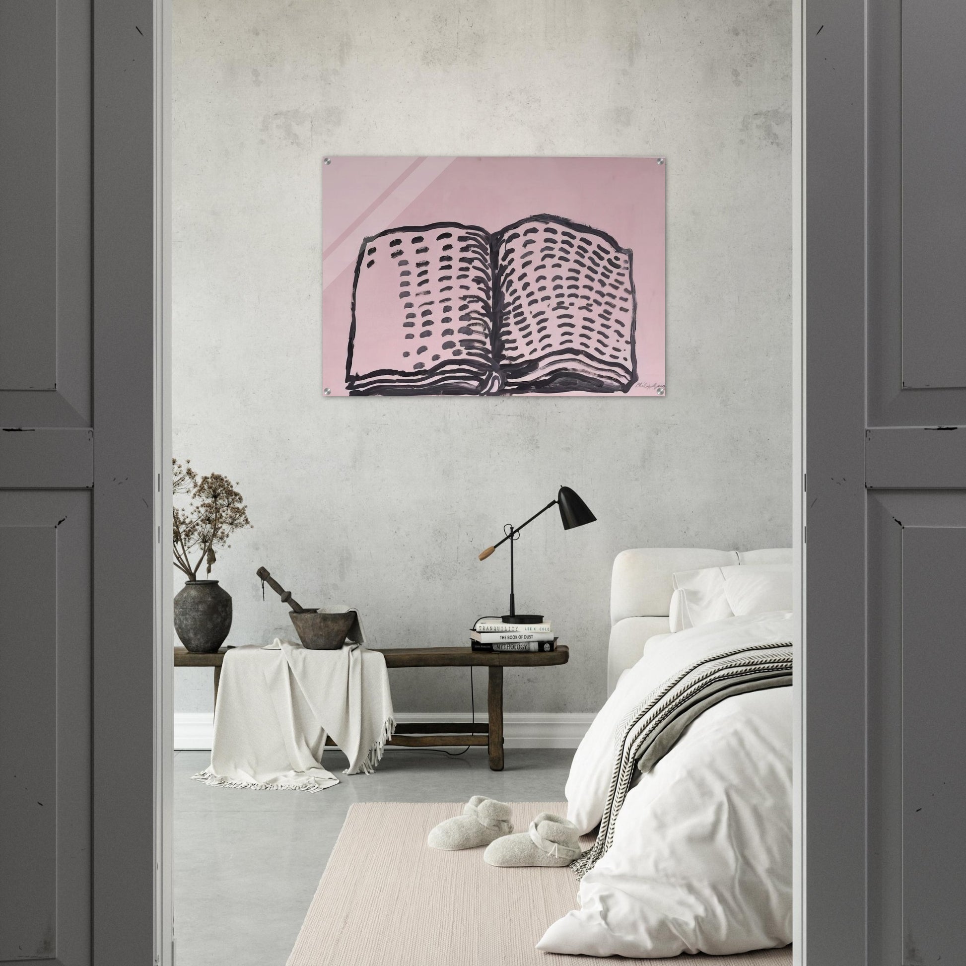 UNTITLED BOOK - Philip Guston Acrylic Print - 70x100 cm / 28x40″ inches