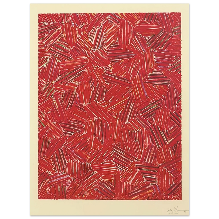Jasper Johns - CICADA ULAE 219  75x100 cm / 30x40inches Fine Art Poster