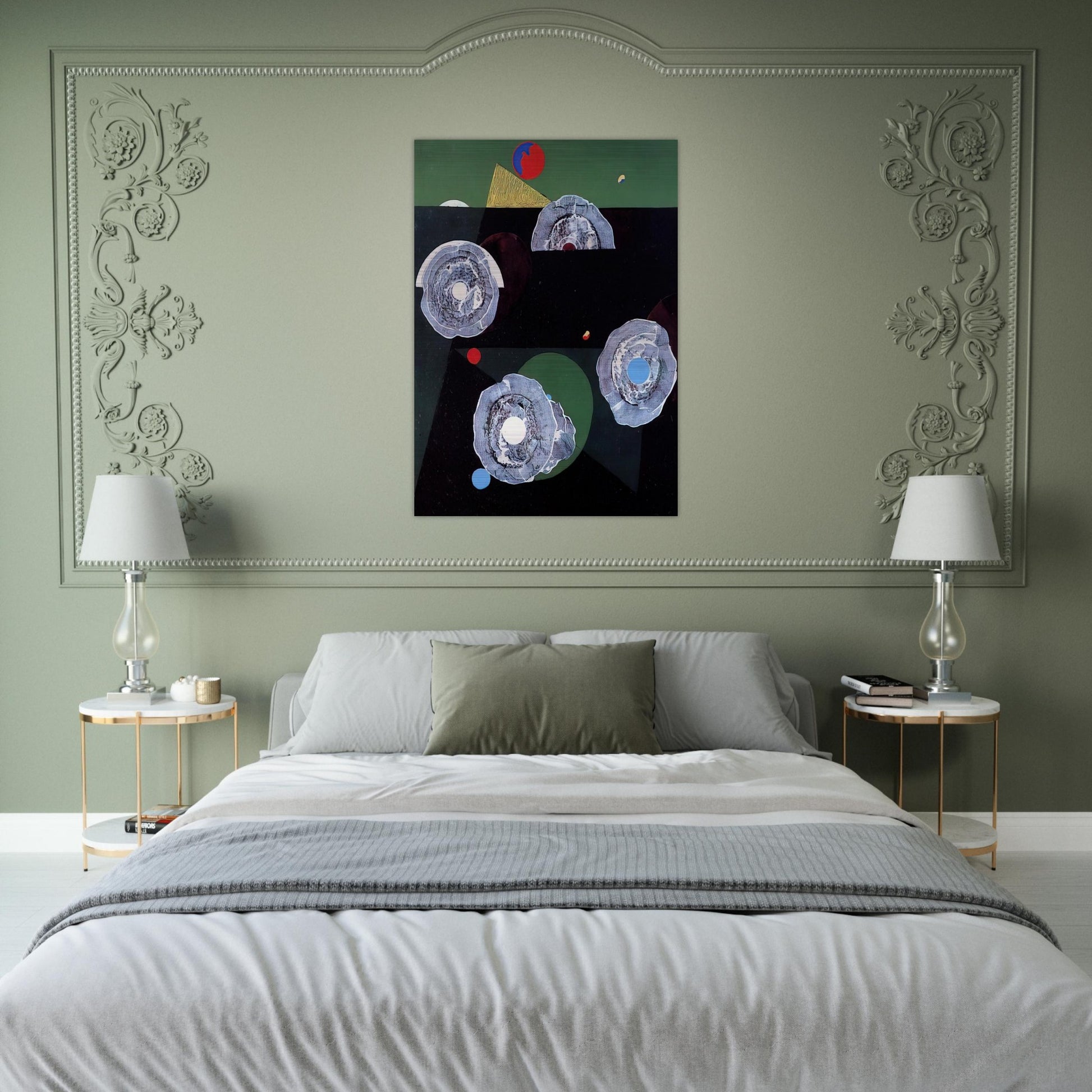 Scallops flower - Max Ernst Brushed Aluminum Print - 70x100 cm / 28x40 inches | Max Ernst Aluminum Print | Max Ernst Prints