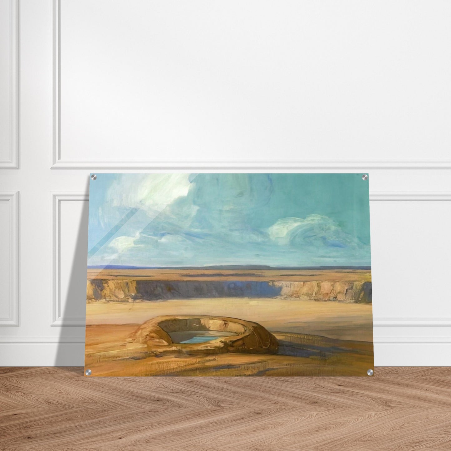 The Waterhole - Tonalism - Xavier Martinez Acrylic Print - 70x100 cm / 28x40″ inches