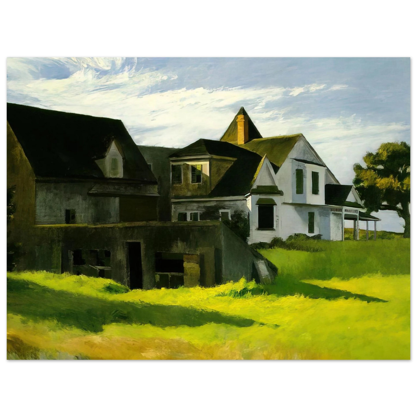 Edward Hopper - Cape Cod Afternoon Fine Art Poster
