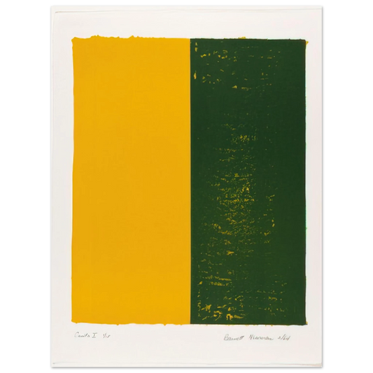 Barnett Newman - Canto X  75x100 cm / 30x40inches Fine Art Poster