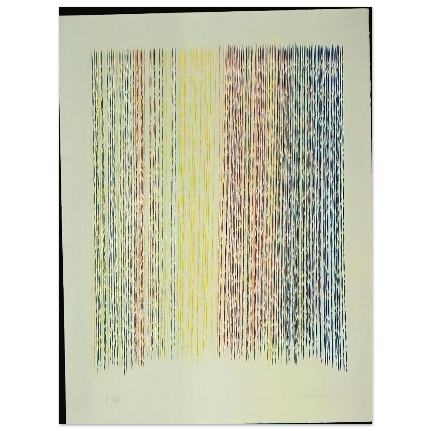 Piero Dorazio - Paplito della Luce - 1983  75x100 cm / 30x40inches Fine Art Poster