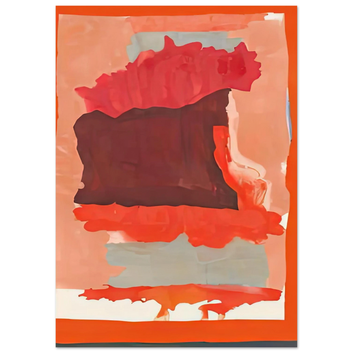 Helen Frankenthaler - Cape Orange, 1964- Wall Art - 28x40 inches / 70x70 cm - Canvas (Imperial)-canvas - -