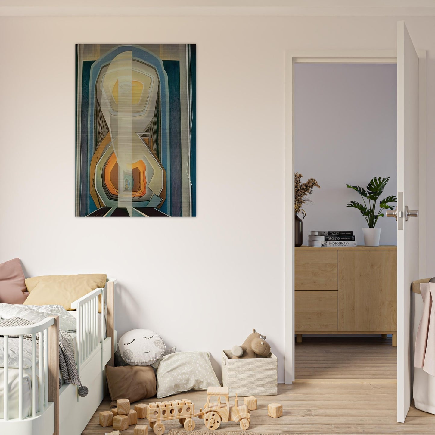 Abstract Painting #20 - 1942 - Lawren Harris Brushed Aluminum Print - 70x100 cm / 28x40 inches | Lawren Harris Aluminum Print | Lawren Harris Prints