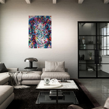 Dewy Unicorn - Sam Francis Brushed Aluminum Print - 70x100 cm / 28x40 inches | Sam Francis Aluminum Print | Sam Francis Prints