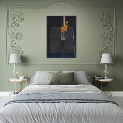 Poppies - Richard Diebenkorn Brushed Aluminum Print - 70x100 cm / 28x40 inches | Richard Diebenkorn Aluminum Print | Richard Diebenkorn Prints