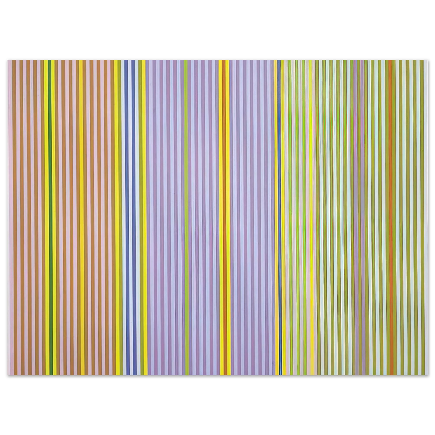 Gene Davis - Ianthe - 1969  75x100 cm / 30x40inches Fine Art Poster