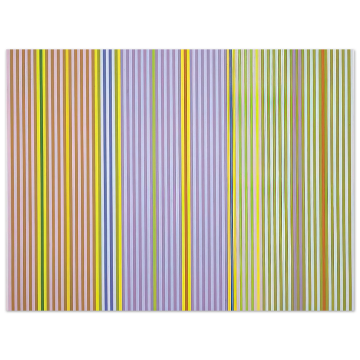 Gene Davis - Ianthe - 1969  75x100 cm / 30x40inches Fine Art Poster