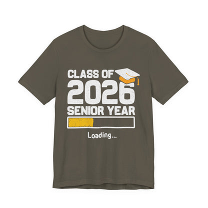 T-shirt de l'année de terminale 2026, T-shirt de graduation, Cadeau de graduation unisexe, Vêtements pour lycéens en terminale, T-shirt pour étudiants en route vers le collège