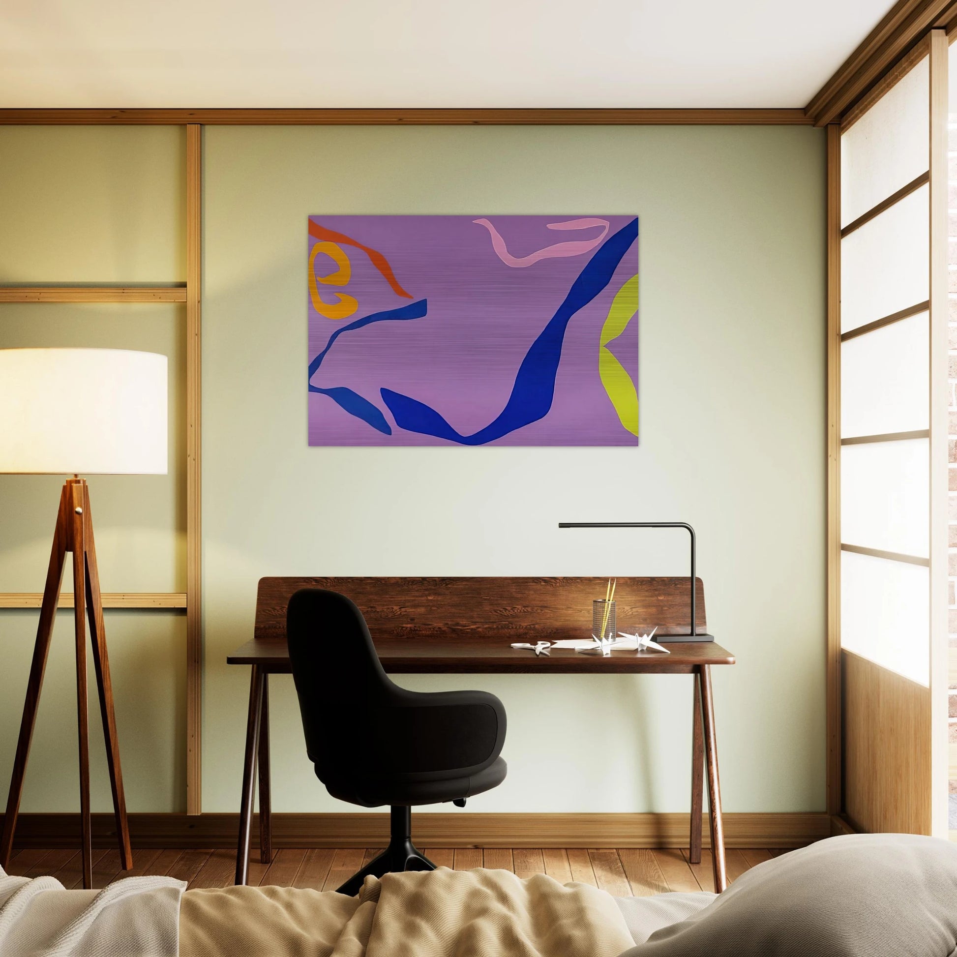 Untitled - 1970 - Ray Parker Brushed Aluminum Print - 70x100 cm / 28x40 inches | Ray Parker Aluminum Print | Ray Parker Prints