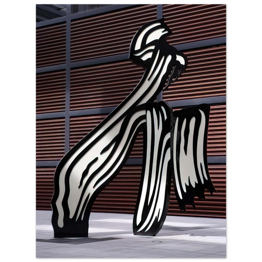 Roy Lichtenstein - BRUSHSTROKE 1996  75x100 cm / 30x40inches Fine Art Poster