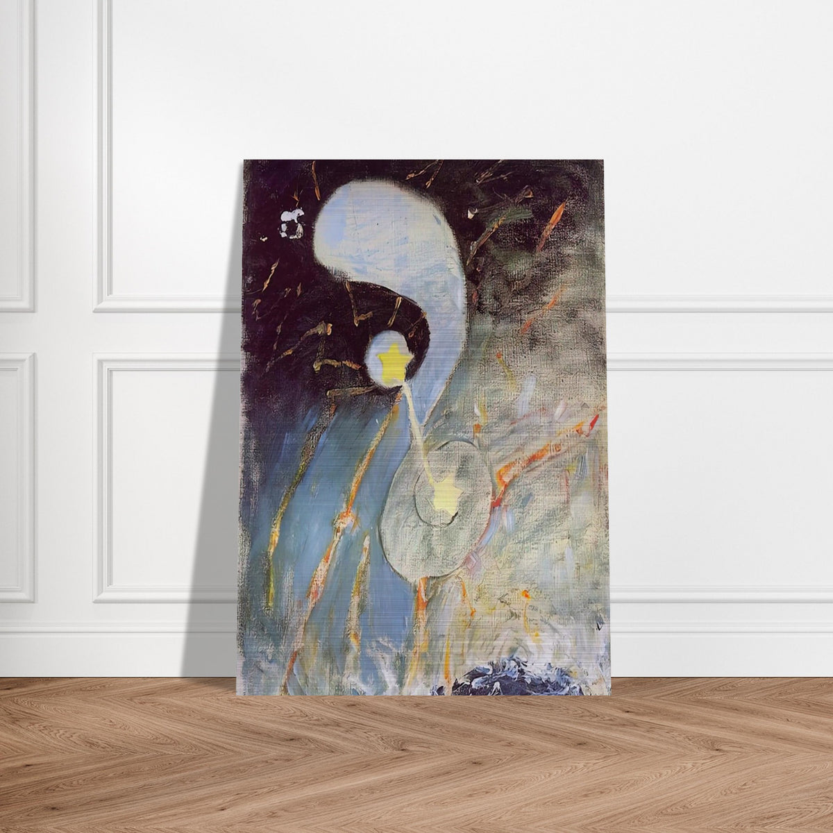 CHAOS NR 2 1906 - Hilma af Klint Brushed Aluminum Print - 70x100 cm / 28x40 inches | Hilma af Klint Aluminum Print | Hilma af Klint Prints