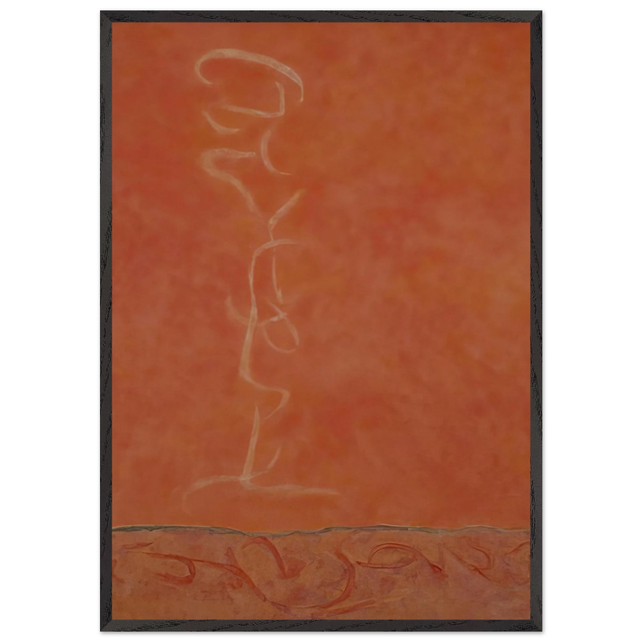 Infinity Field T Series 34 - 1990 - Theodoros Stamos 70x100 cm / 28x40 inches Framed Art Print – Black Wooden Frame