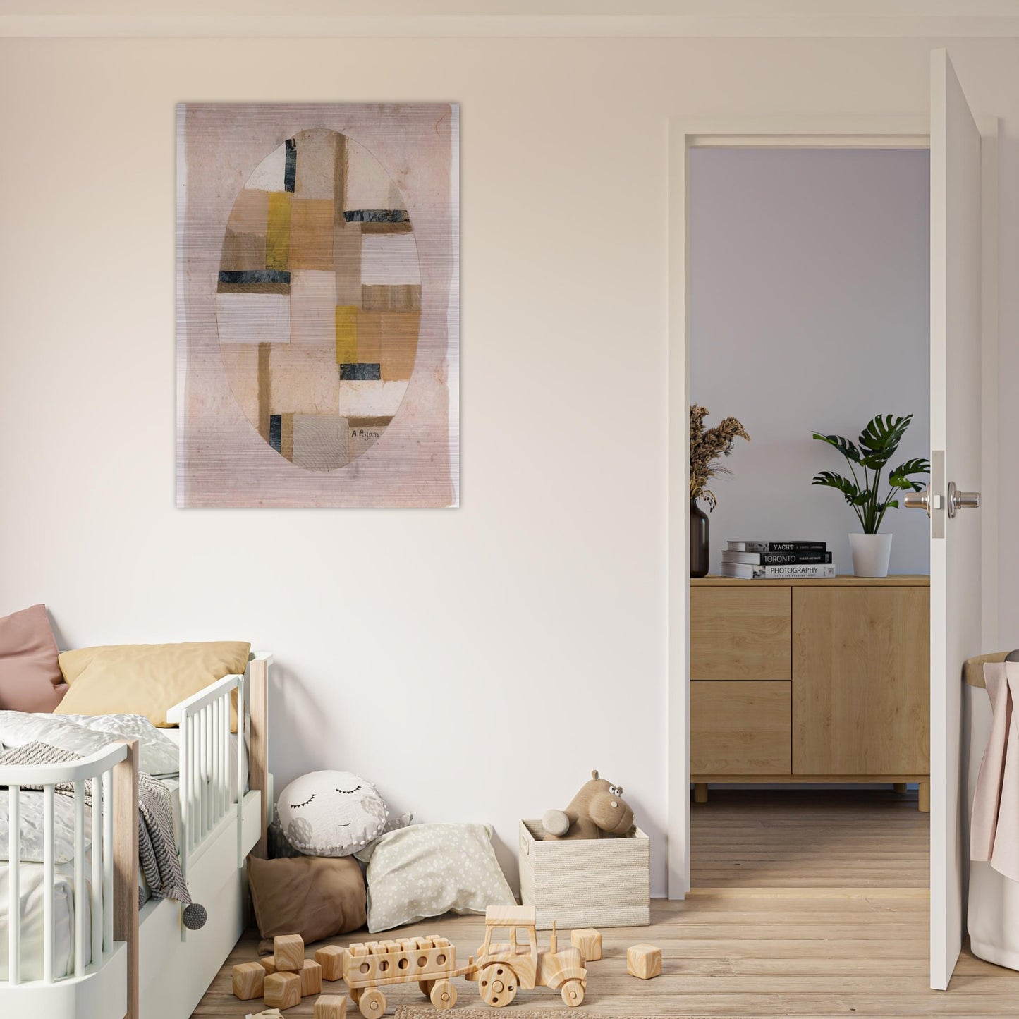 Number 456 - Abstract Expressionism - Anne Ryan Brushed Aluminum Print - 70x100 cm / 28x40 inches | Anne Ryan Aluminum Print | Anne Ryan Prints