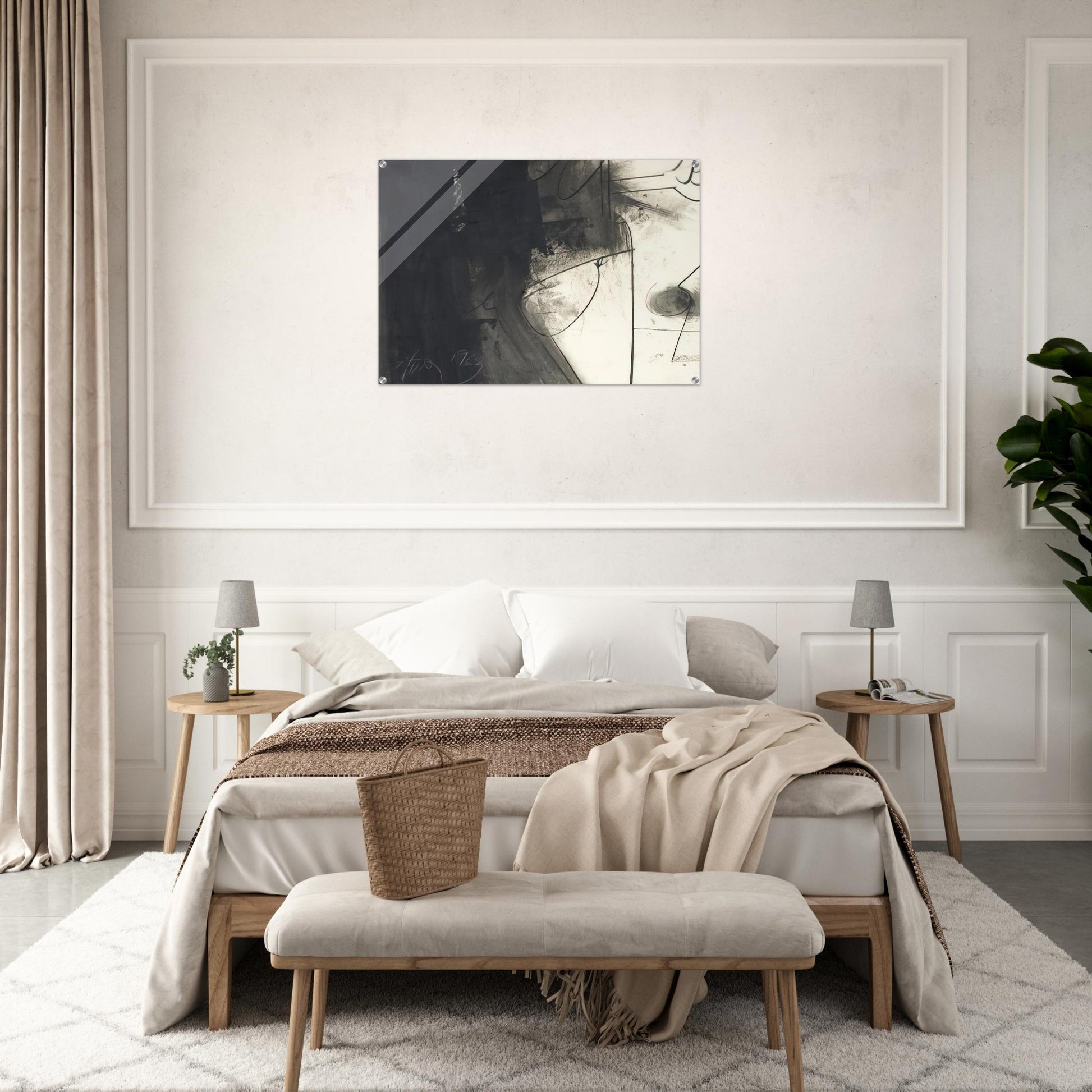 Untitled - 1963 - Hassel Smith Acrylic Print - 70x100 cm / 28x40″ inches