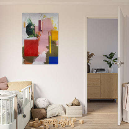Summer 1965 - Hans Hofmann Brushed Aluminum Print - 70x100 cm / 28x40 inches | Hans Hofmann Aluminum Print | Hans Hofmann Prints