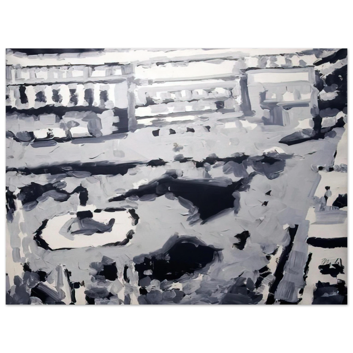Gerhard Richter - TOWNSCAPE M6 1968  75x100 cm / 30x40inches Fine Art Poster