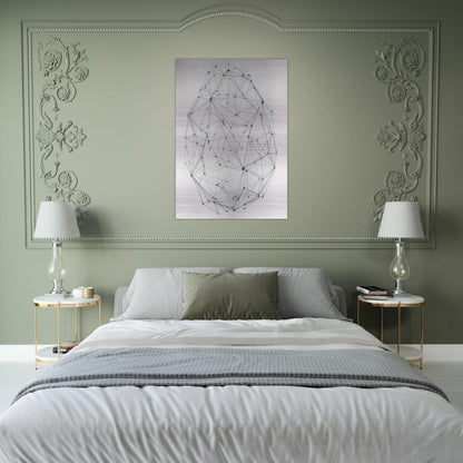 Esfera N° 5 - 1977 - Gego Brushed Aluminum Print - 70x100 cm / 28x40 inches | Gego Aluminum Print | Gego Prints