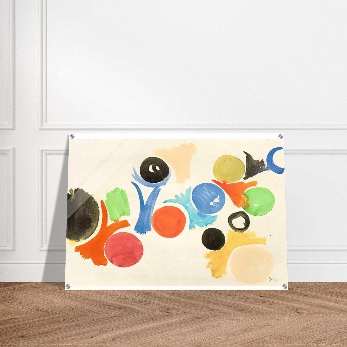 Untitled - 1957 - Ernst Wilhelm Nay Acrylic Print - 70x100 cm / 28x40″ inches