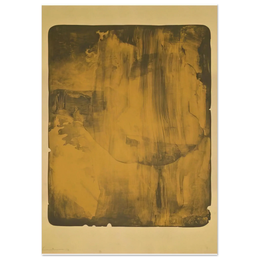 Helen Frankenthaler - Bronze Smoke - 1978 Wall art - 13x18 cm / 5x7 Inches - Fine Art Poster - -