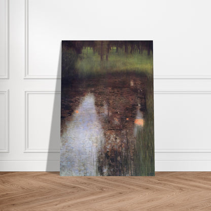 THE SWAMP 1900 - Gustav Klimt Brushed Aluminum Print - 70x100 cm / 28x40 inches | Gustav Klimt Aluminum Print | Gustav Klimt Prints