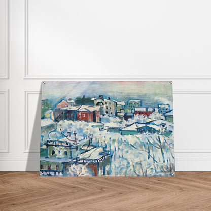 MOSCOW SMOLENSKY BOULEVARD STUDY 1916 - Wassily Kandinsky Acrylic Print - 70x100 cm / 28x40″ inches | Wassily Kandinsky Wall Art | Wassily Kandinsky Prints