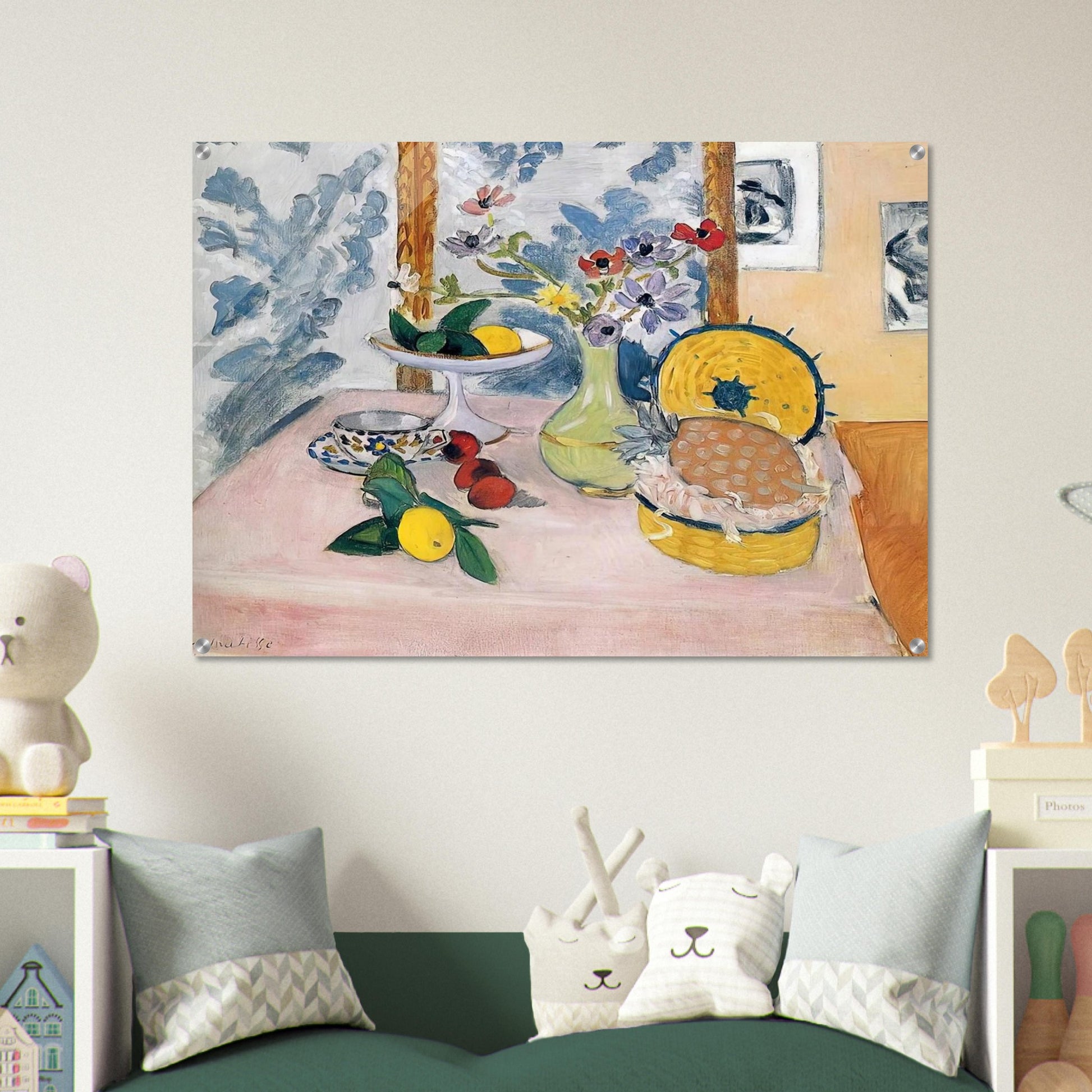 STILL LIFE WITH PINEAPPLES - Henri Matisse Acrylic Print - 70x100 cm / 28x40″ inches